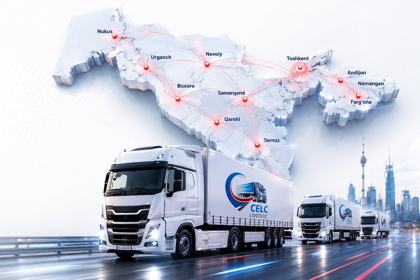 CELC — O'zbekiston bo'ylab yuk tashish va logistika xizmati